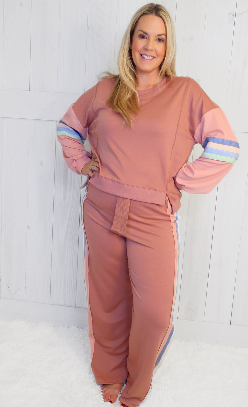 Women’s Stripe Contest Matching Set Brink