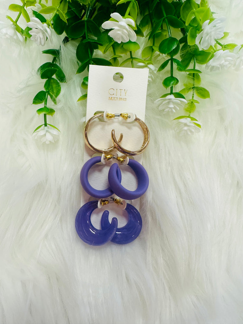 Women’s Three Pack Earrings