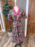 Women’s Umgee Black Floral Maxi Dress
