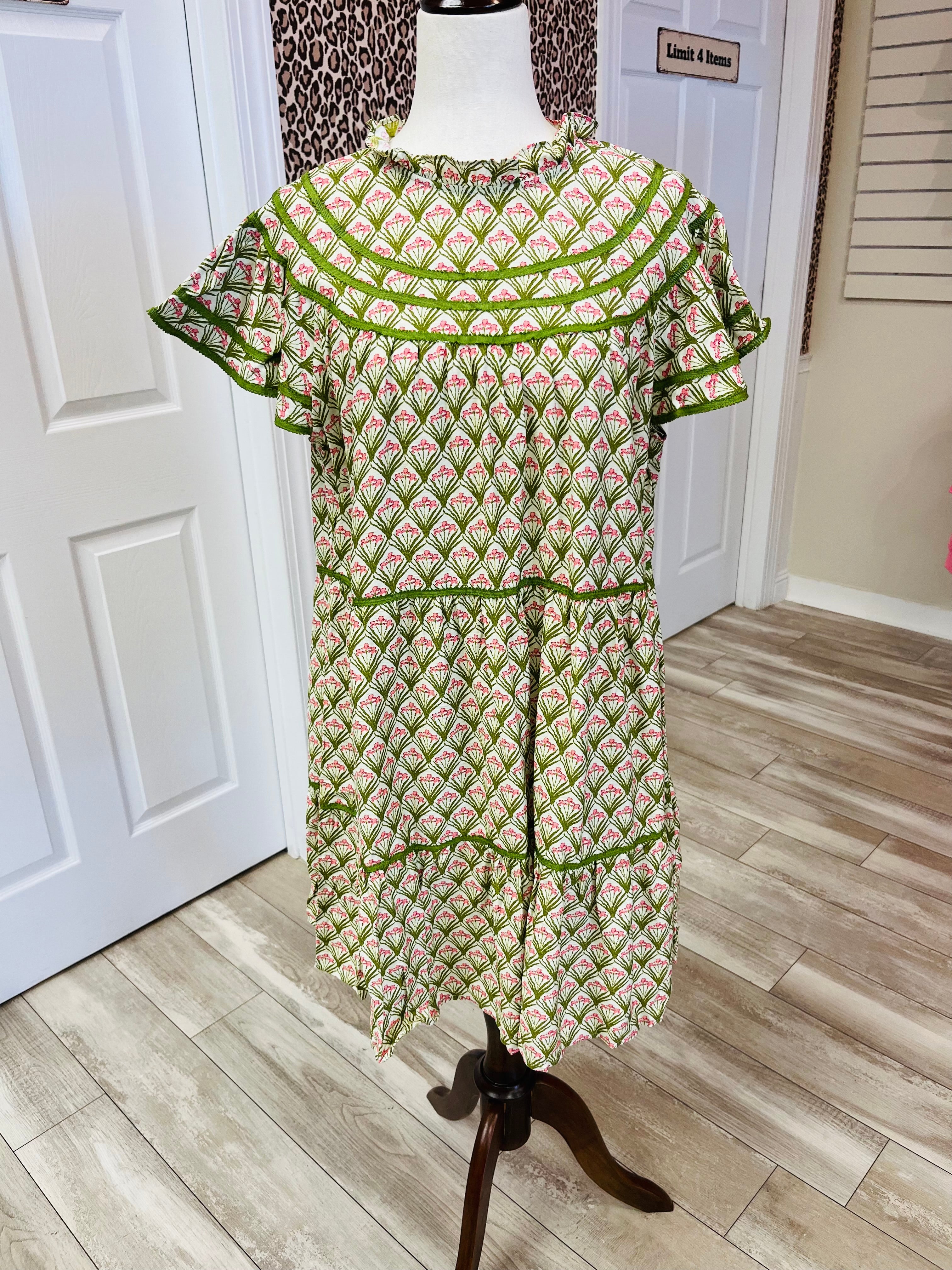 Women’s Umgee Curvy Field of Spring dress