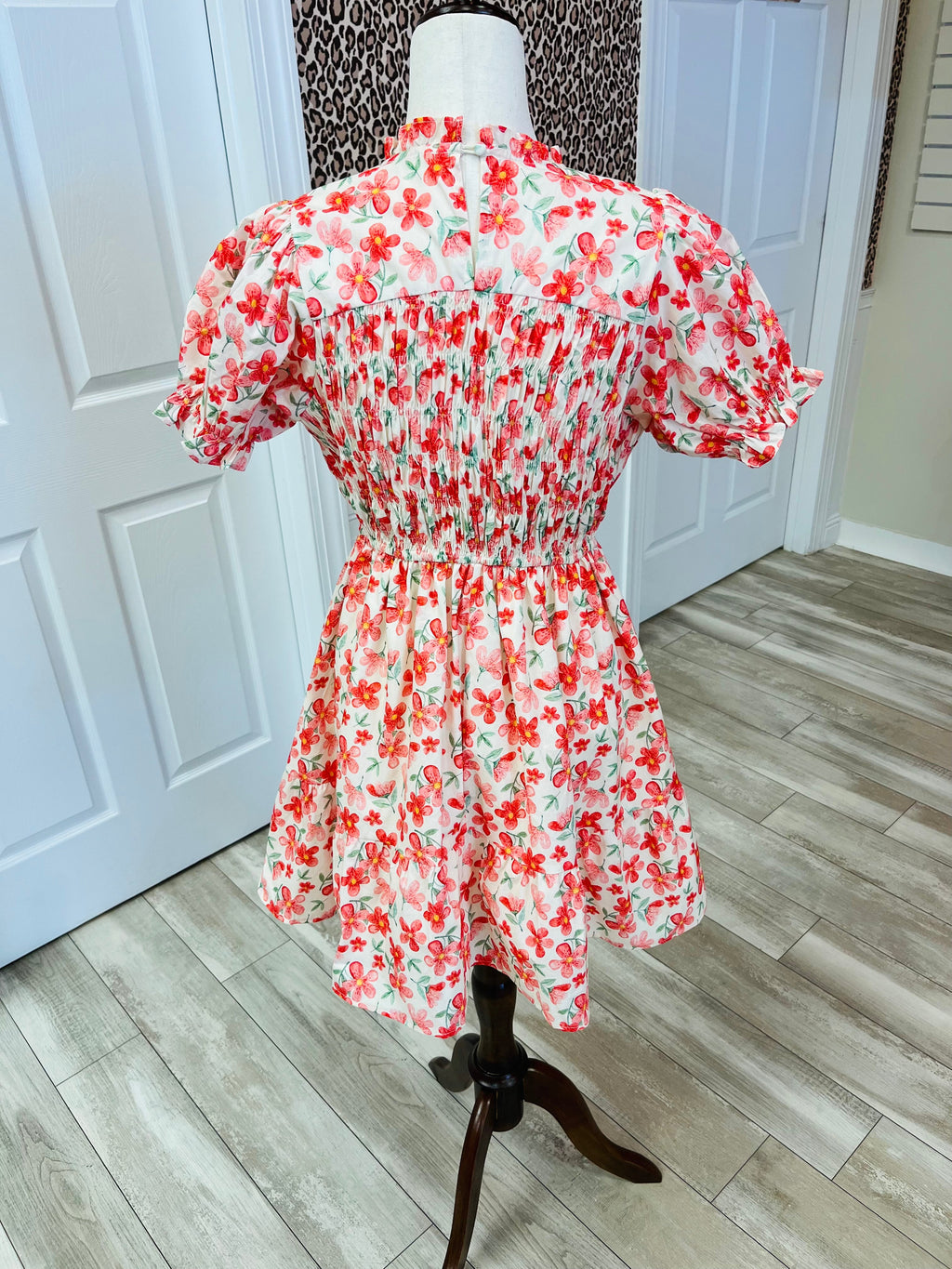 Women’s Umgee Red Floral Dress