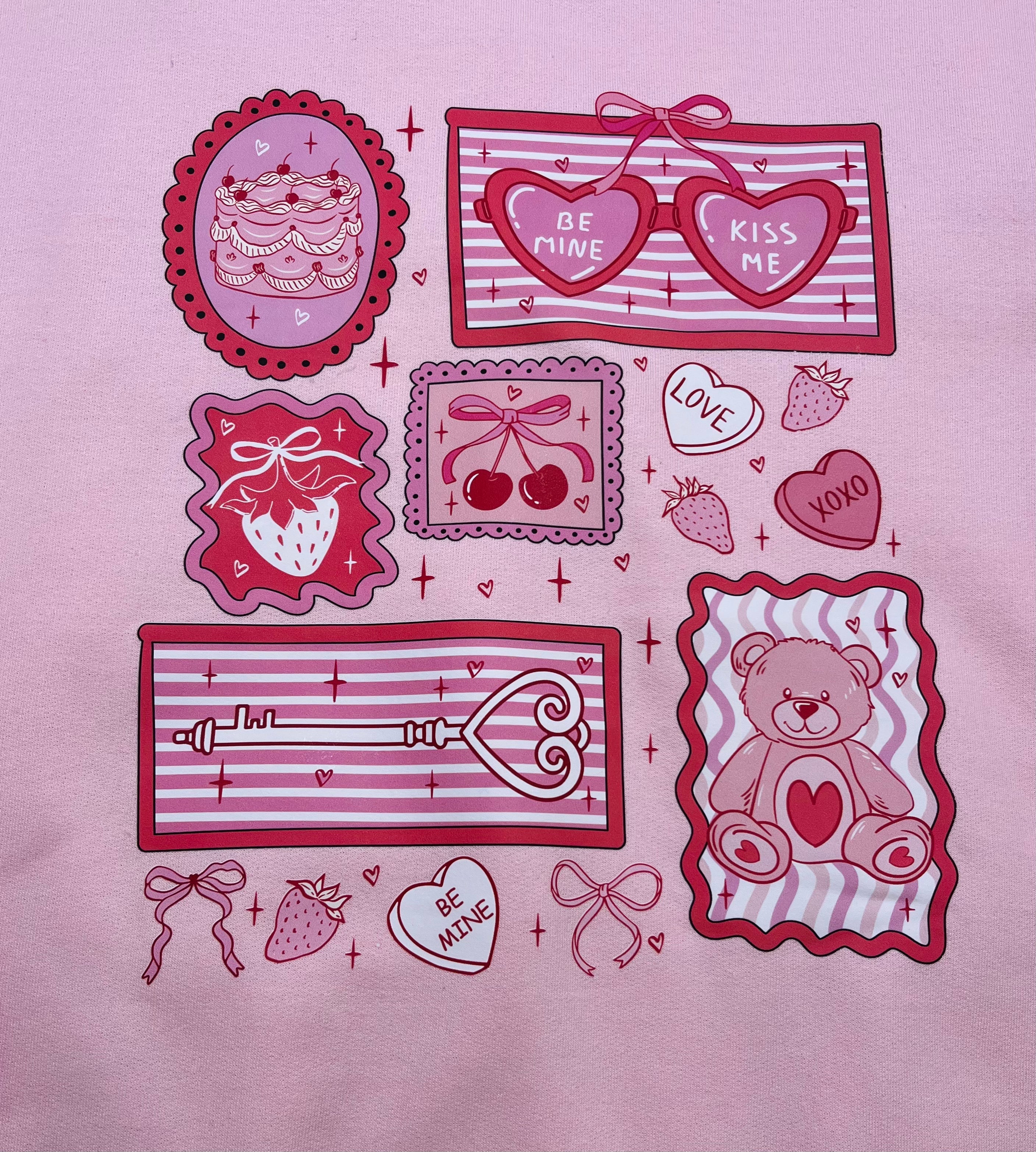 Women’s Valentine Stamp Graphic Sweatshirt