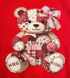 Women’s Valentines Teddy Bear Graphic Sweatshirt