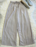 Women’s Woven Airflow Drawstring Pants in Ash Mocha