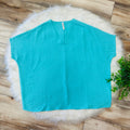 Women’s Zenana Mint V Neck Oversized Top