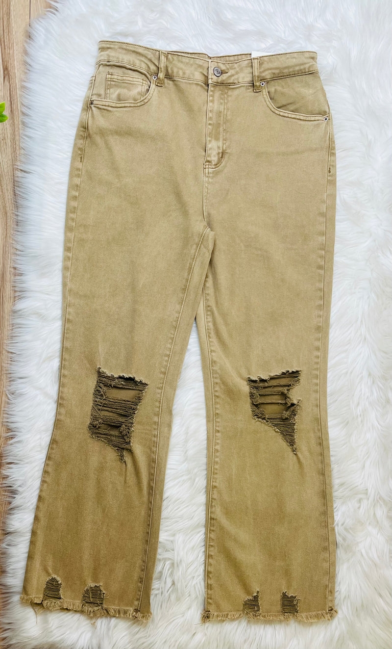 Women’s Zenana khaki jeans
