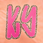 Womens Bright Orange KY Graphic Tee