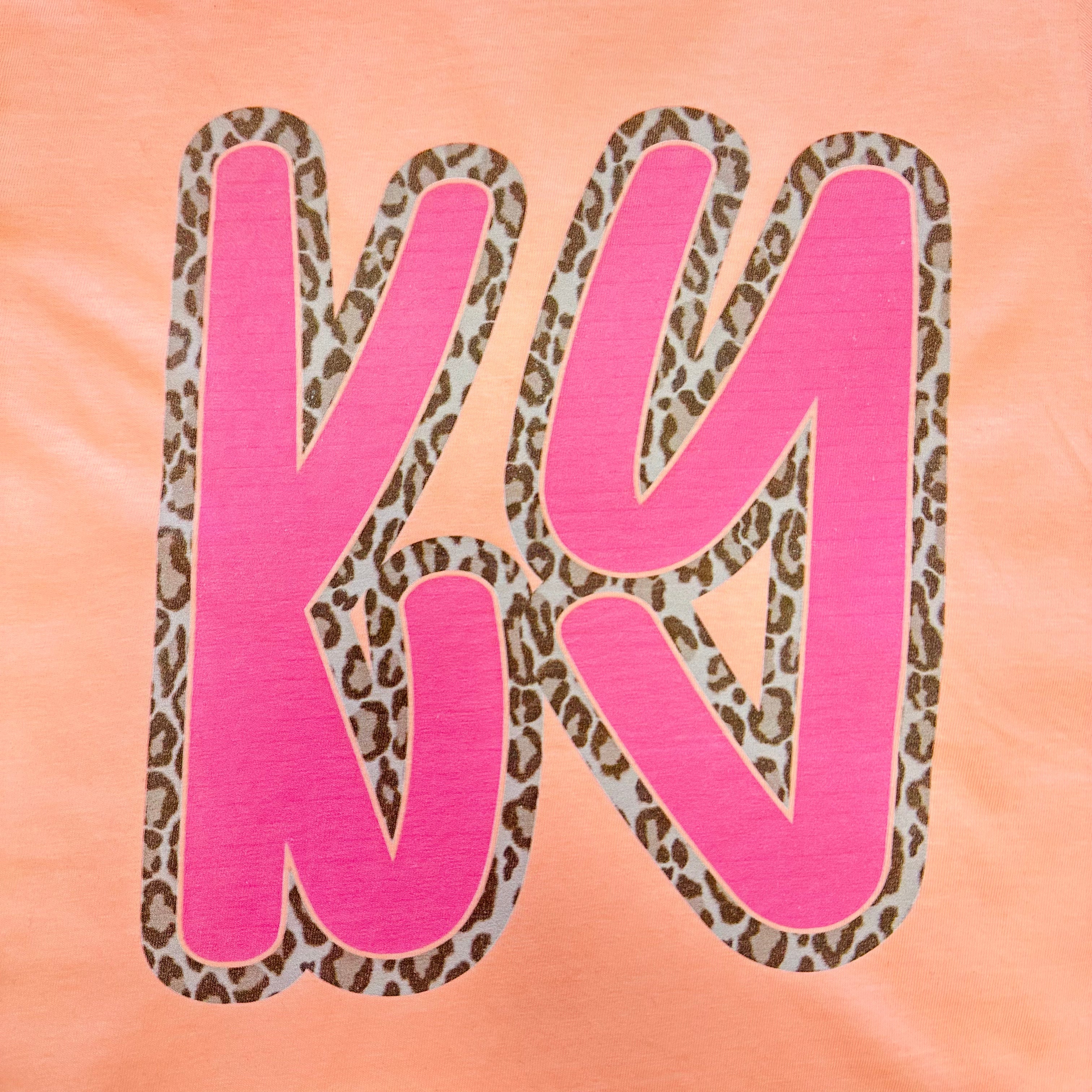 Womens Bright Orange KY Graphic Tee