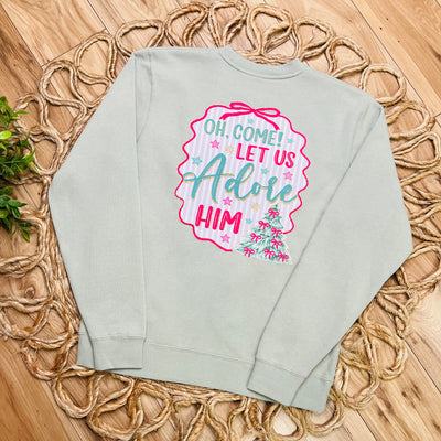 Womens Christmas Tree Crewneck