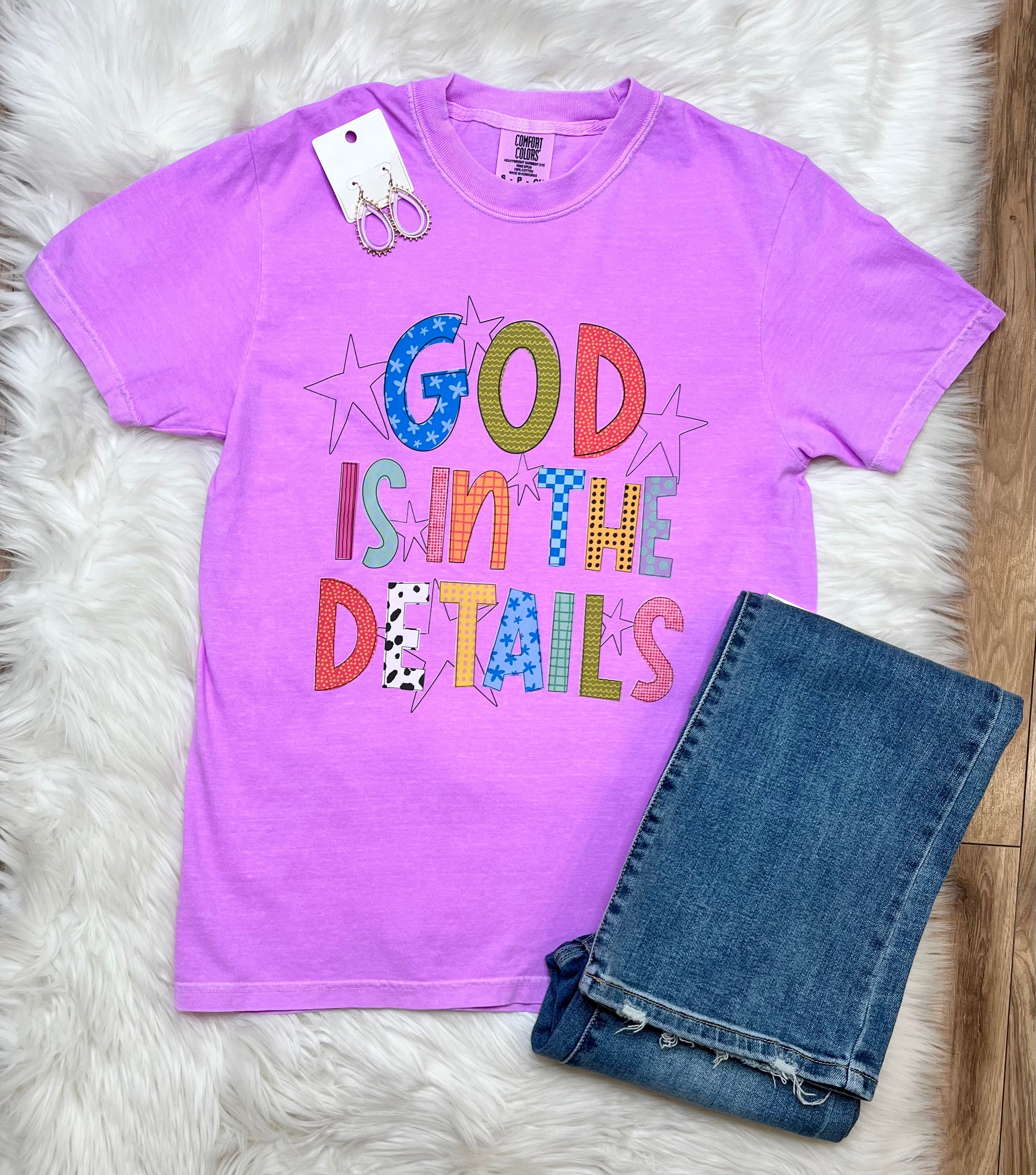 Womens “God is in the Details” Graphic Tee