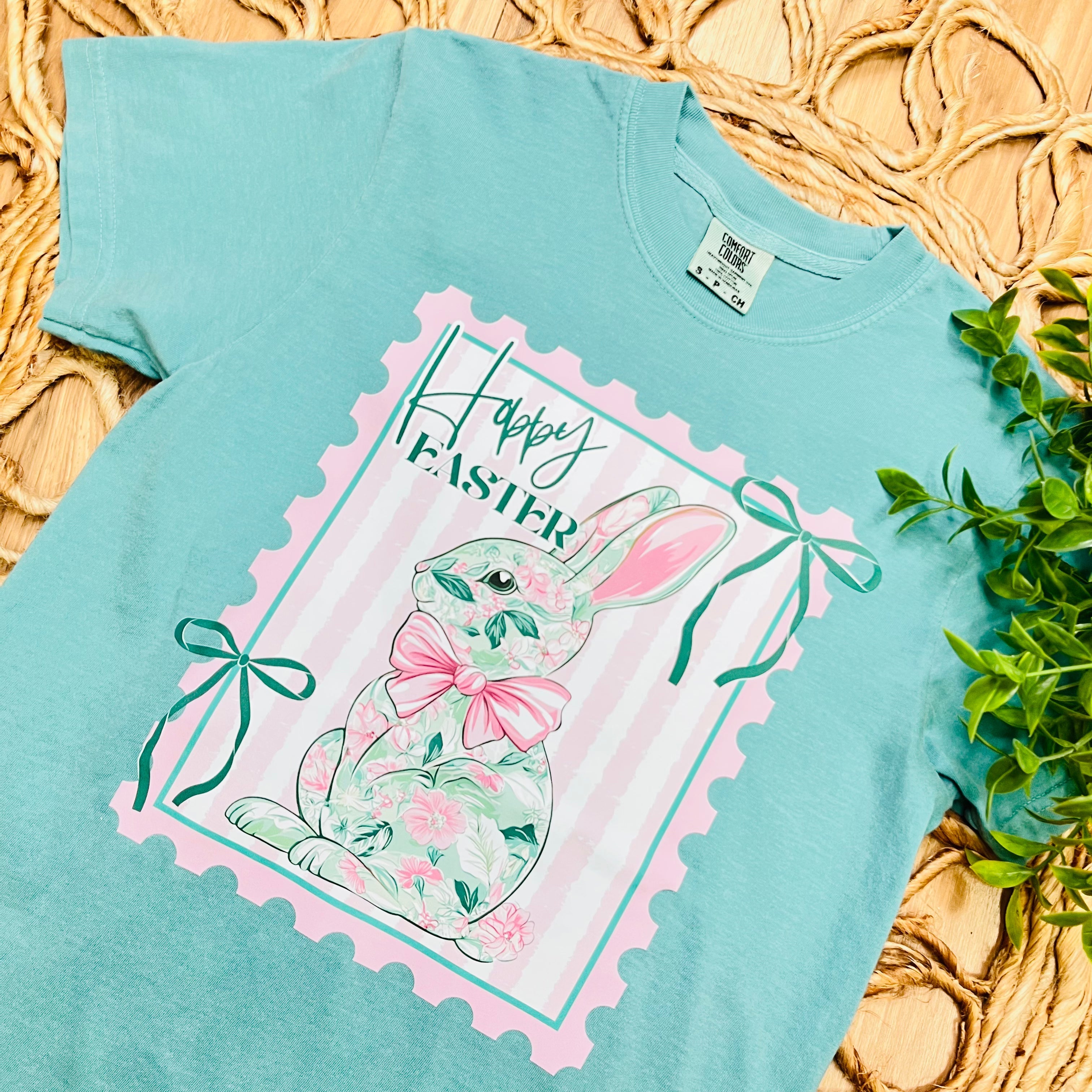 Womens “Happy Easter” Graphic Tee