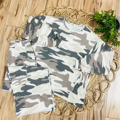 Womens J Her Camo Pant Set