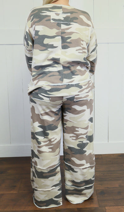 Womens J Her Camo Pant Set
