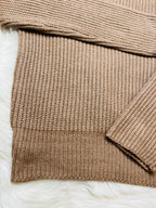 Womens Light Brown Skirt Set