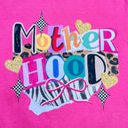 Womens “MotherHood” Pink Graphic Tee