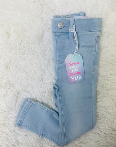 YMI Light Wash Skinny Jeans Girls