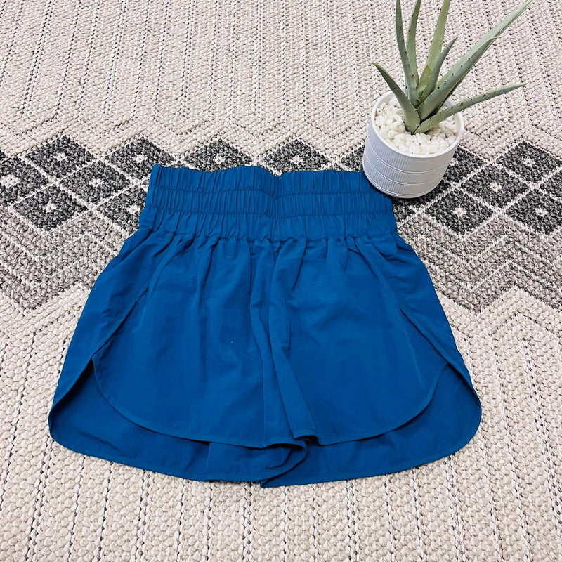 Zenana Women’s Curvy High Waisted Athletic Shorts