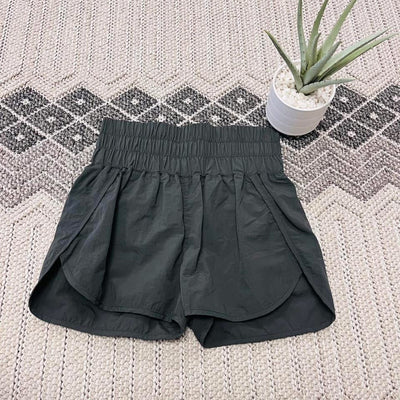Zenana Women’s Curvy High Waisted Athletic Shorts