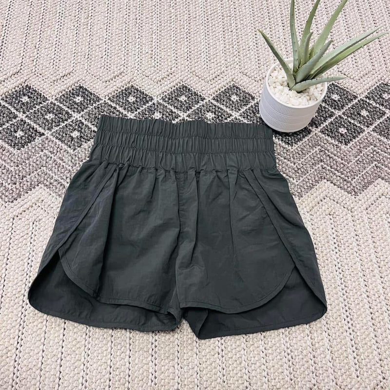 Zenana Women’s Curvy High Waisted Athletic Shorts