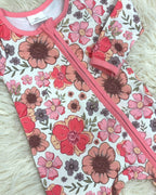 Bright Fall Floral - Girls Sleeper - by Mini Mee - True to Size