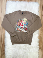 Santa delivering gifts - Women’s Sweatshirt Top - by Gildan - True to Size