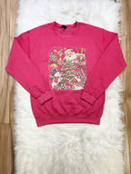 Vintage Christmas - Women’s Sweatshirt Top - by Gildan - True to Size