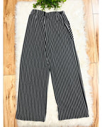 Black & White Striped Set - Women’s 2 Piece Pants Set - by Evermmee - True to Size