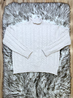 Oatmeal Cable Knit - Women’s Sweater Top - by LovLov - True to Size