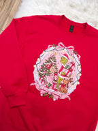 Grinch Christmas - Women’s Sweatshirt Top - by Gildan - True to Size