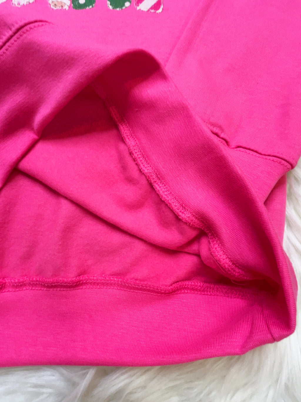 Bright Pink Merry - Women’s Sweatshirt Top - by Gildan - True to Size