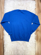 Royal Blue Checkered Cats - Women’s Sweatshirt Top - by Gildan - True to Size