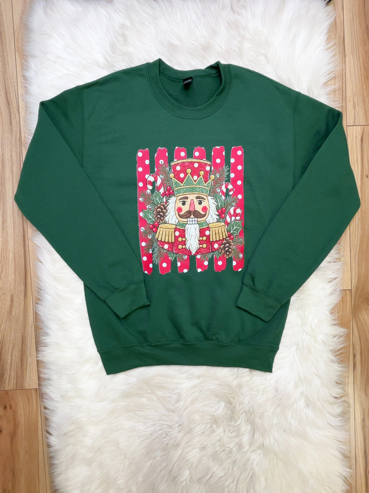 Holiday Nutcracker - Women’s Sweatshirt Top - by Gildan - True to Size