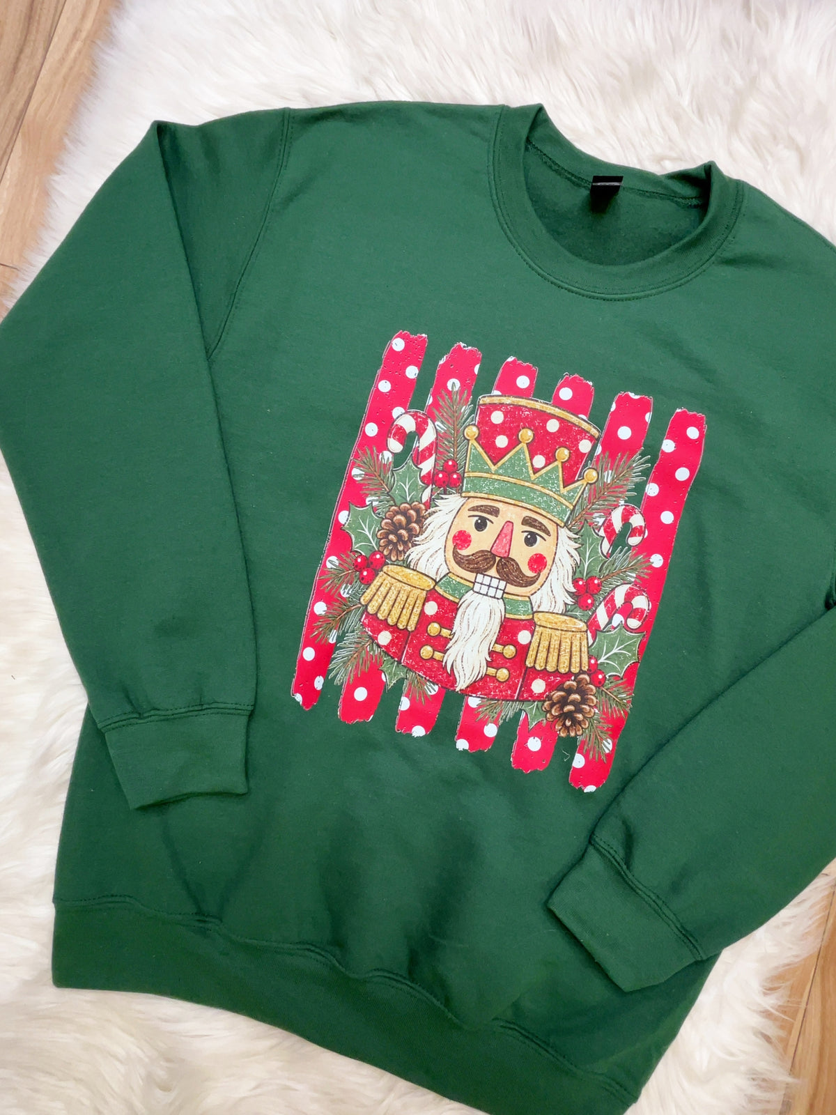 Holiday Nutcracker - Women’s Sweatshirt Top - by Gildan - True to Size