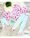 Christmas Trees - Girls Pants Outfit - by Mini Mee - True to Size
