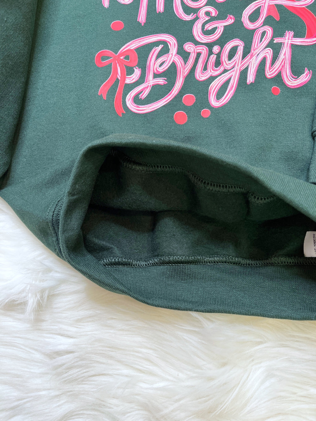 Merry and Bright - Girls Sweatshirt Top - by Gildan