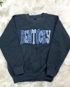 Kentucky Mixed Print - Girls Sweatshirt Top - by Gildan - True to Size