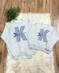 Kentucky Stripe Banner - Girls Sweatshirt Top - by Hanes - True to Size