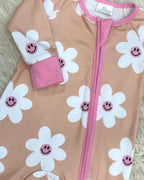 Smiley Daisy - Girls Sleeper - by Mini Mee - True to Size