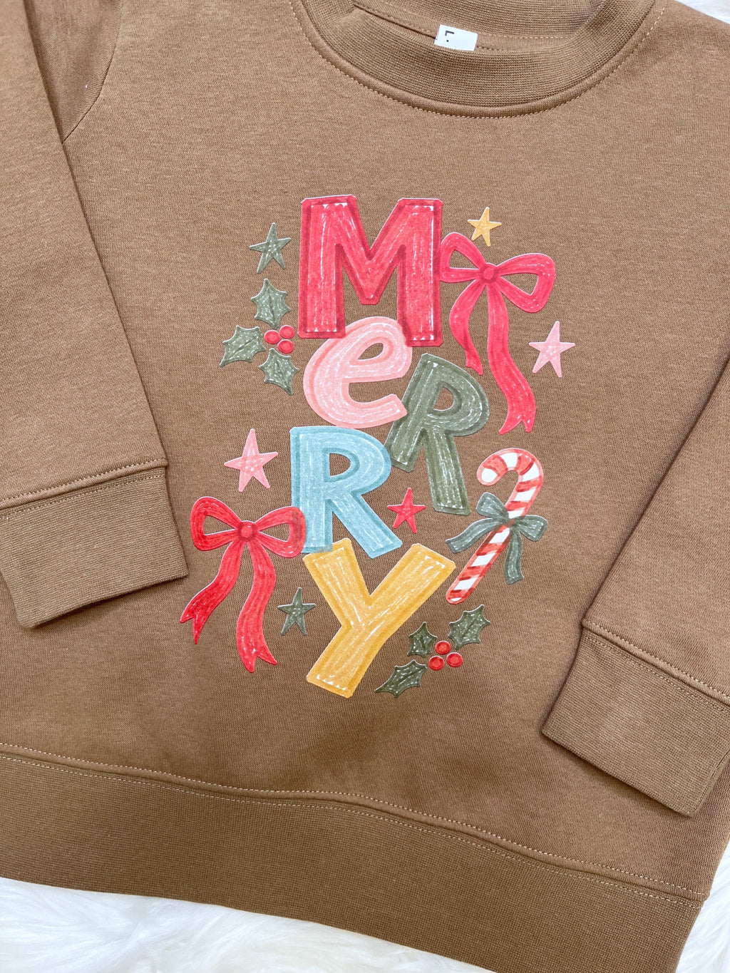 Merry - Girls Sweatshirt Top - by Live and Tell