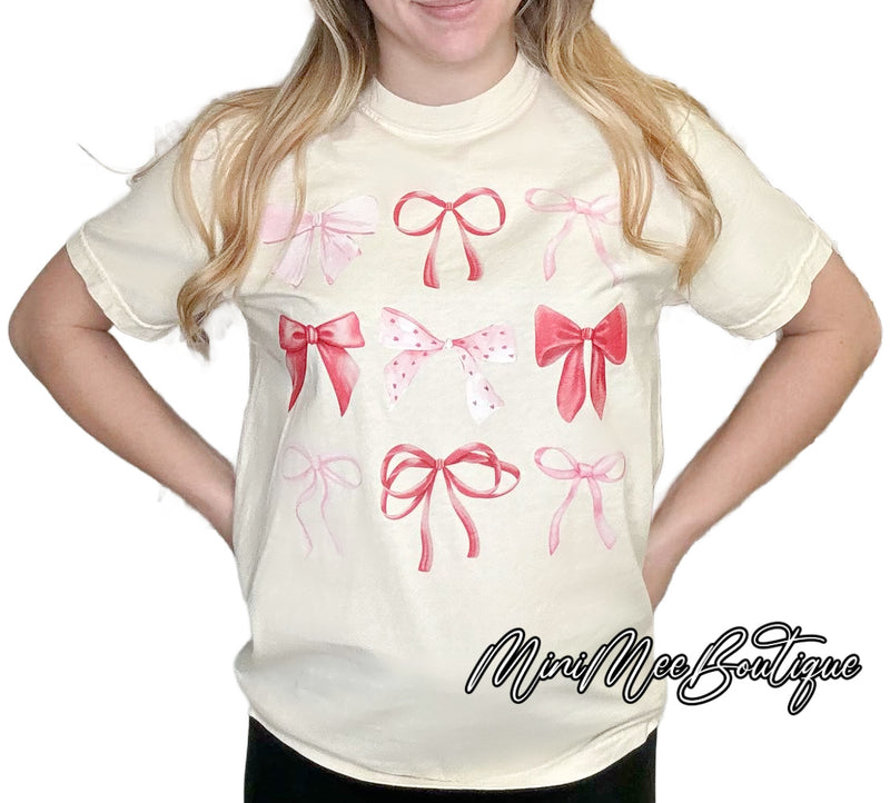 Bows Tee - Mini Mee Boutique