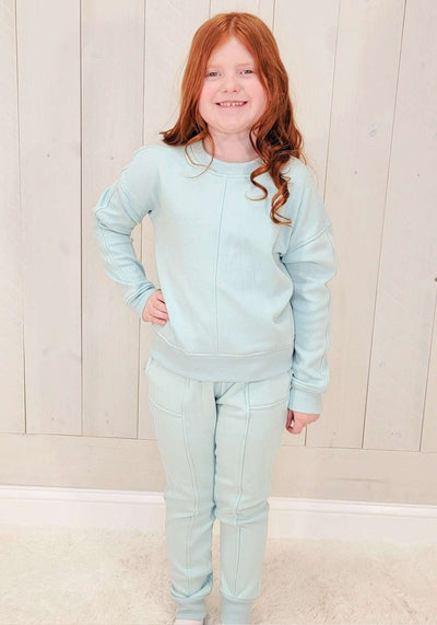 Girls Canal Blue 2 Piece Set - Mini Mee Boutique