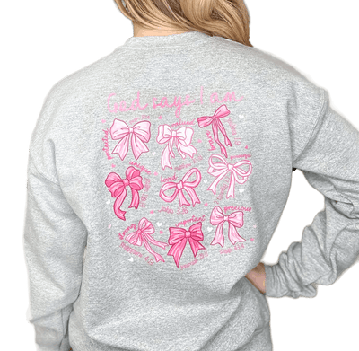 "God says I am" Graphic Sweatshirt - Mini Mee Boutique