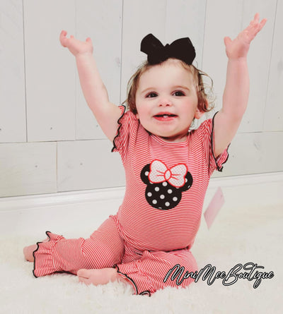 Minnie Mouse Romper - Mini Mee Boutique