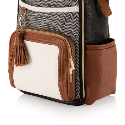 Coffee and Cream Boss Plus™ Backpack Diaper Bag - Mini Mee Boutique