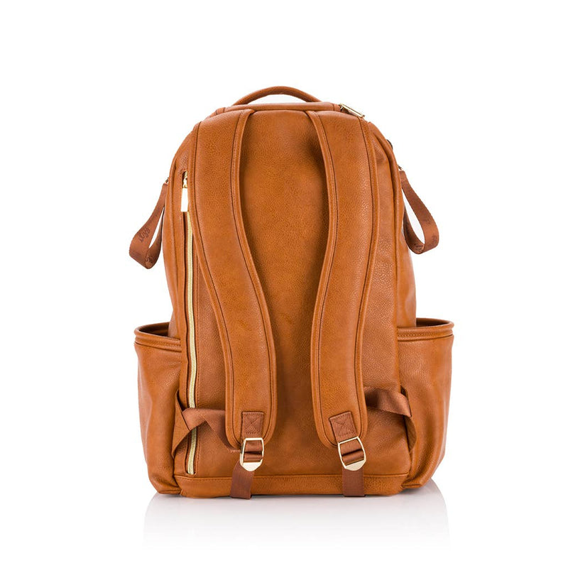 Cognac Boss Plus™ Backpack Diaper Bag - Mini Mee Boutique