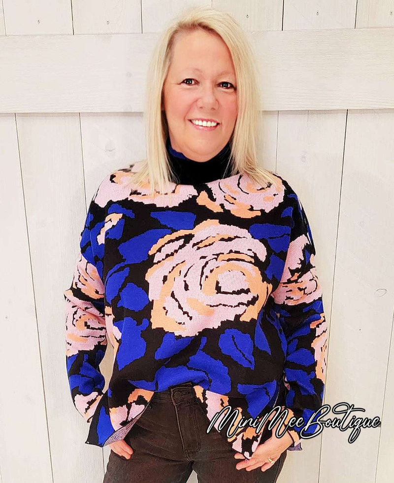 Floral Sweater - Mini Mee Boutique