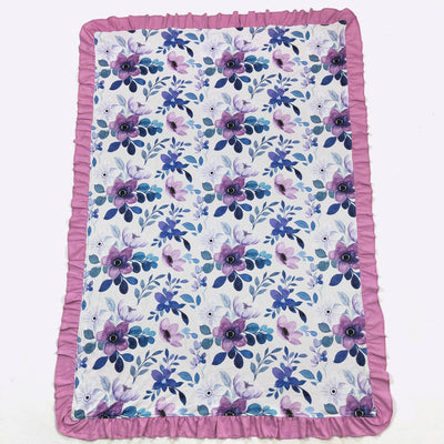 Violet Blooms Blanket