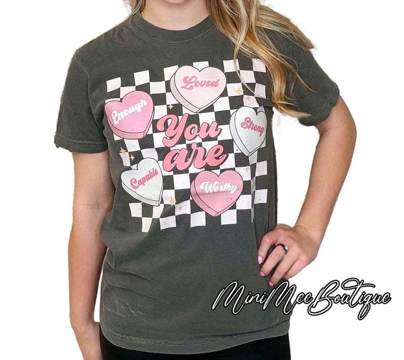 You are Candy Hearts Valentine’s Day Tee - Mini Mee Boutique