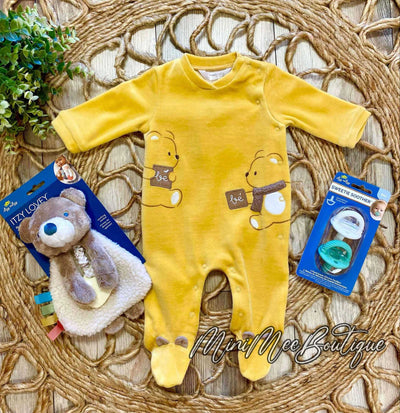 Boy's Mayoral Pooh Bear Sleeper - Mini Mee Boutique