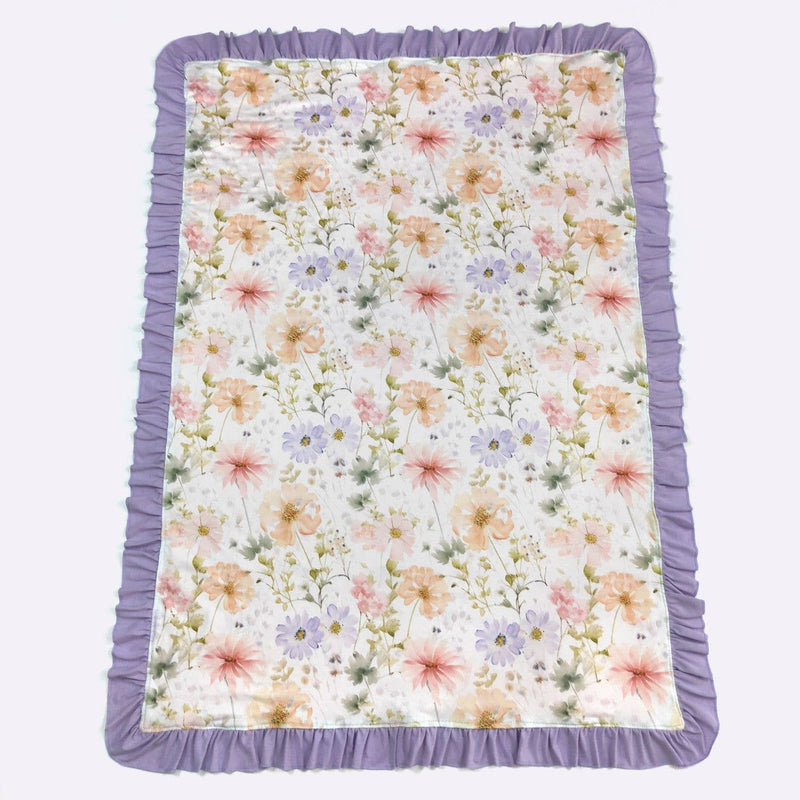 Watercolor Garden Blanket - Mini Mee Boutique